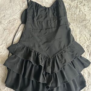 Forever 21 Black Backless Dress